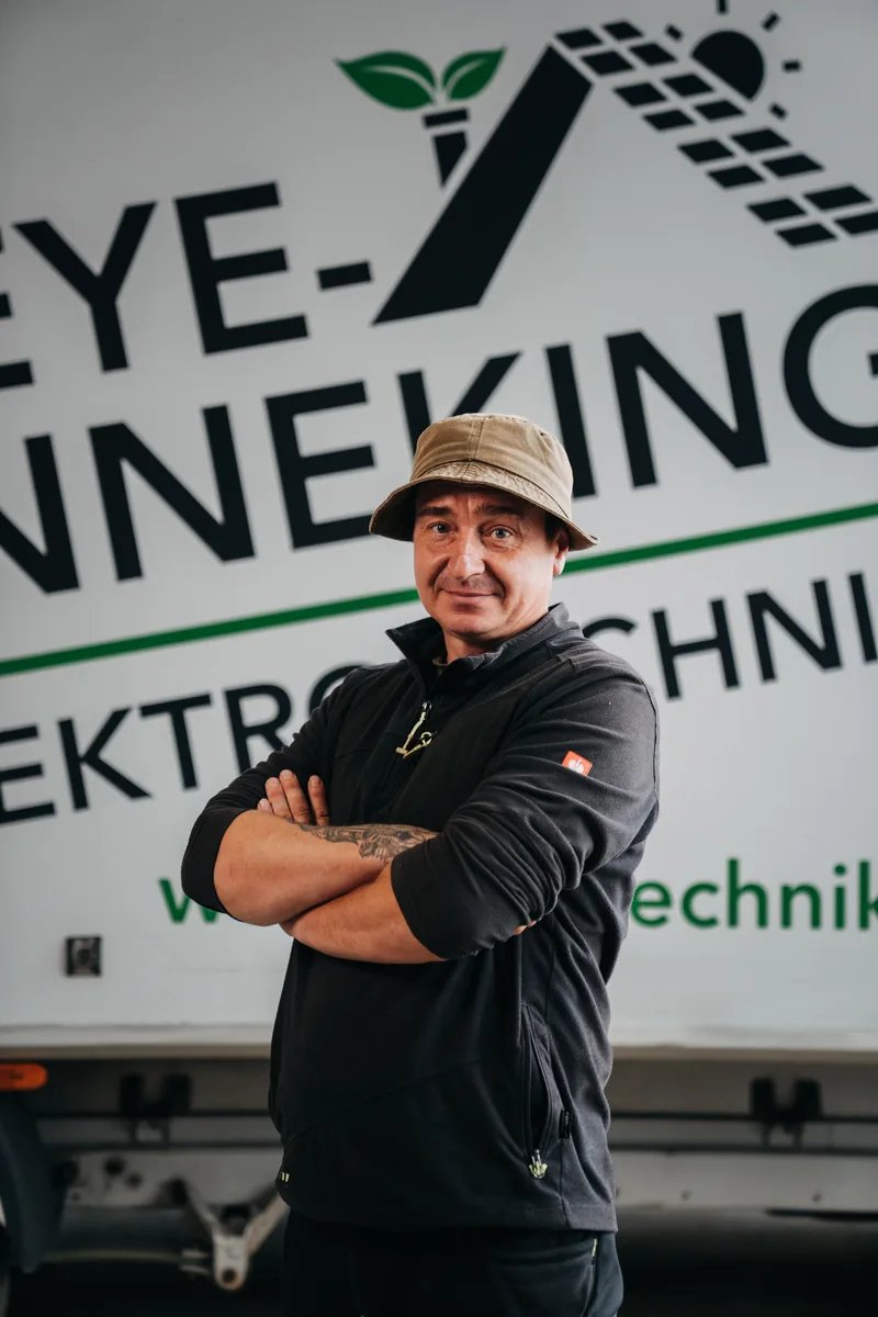 Yurii Ostrynskij, Monteur bei Heye-Enneking Elektrotechnik